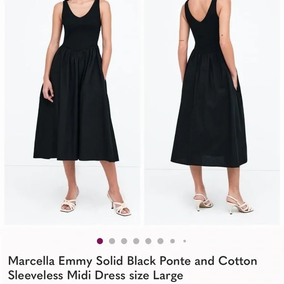 MARCELLA Black Maxi Dress- never worn! - Picture 4 of 6